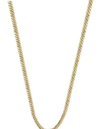 Collier plaqué or maille anglaise – C403X566