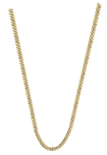 Collier plaqué or maille anglaise – C403X566