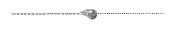 Bracelet argent rhodié goutte – C50534R