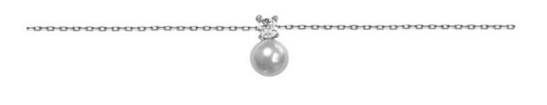 Bracelet argent rhodié perle et oxyde – C50535R
