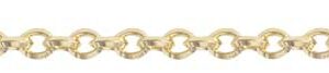 Bracelet  plaqué or maille jaseron