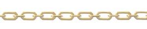 Bracelet  plaqué or maille rectangulaire