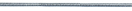 Chaîne 1mm Argent Rhodié 42cm