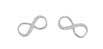 boucles d'oreilles argent rhodié oxydes