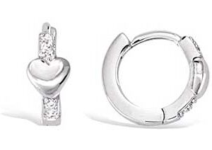 Boucles d'oreilles argent rhodié