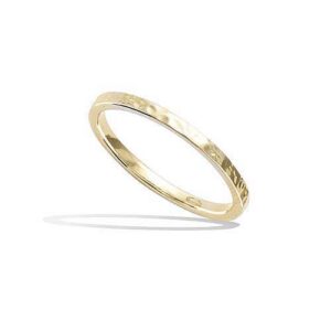 Alliance  plaqué or martelée