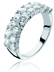 bague argent rhodié