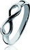 Bague argent rhodié