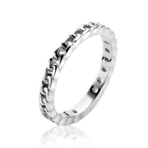 Bague argent rhodié