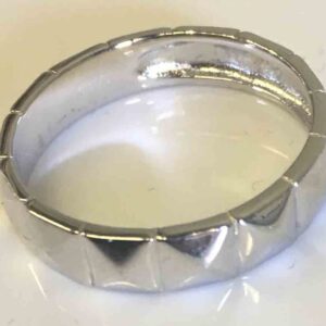 Bague argent rhodié