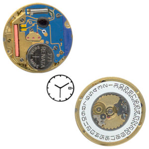 Mouvement de Montre ESA 10 1/2 - 3 Aiguilles/Dato