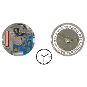 Mouvement de Montre CATTIN - 8 3/4 - 3 Aiguilles/Dato